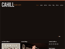 Tablet Screenshot of cahillmusic.com